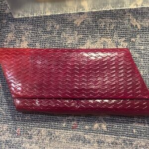 Chic Burgundy Clutch